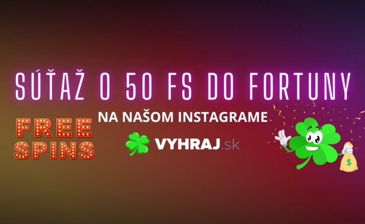 Súťaž o 50 FS na instagrame