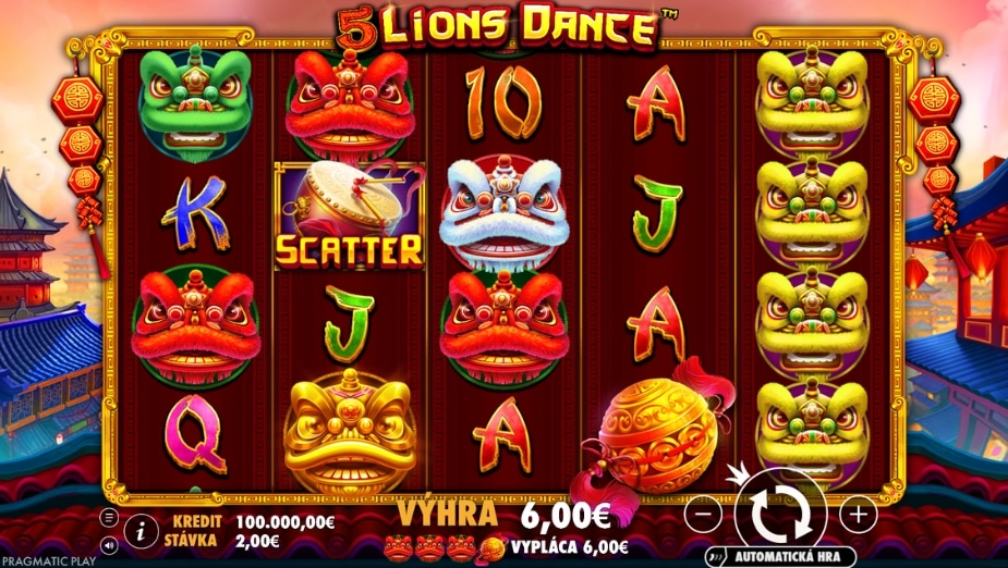 Téma a symboly 5 Lions Dance™