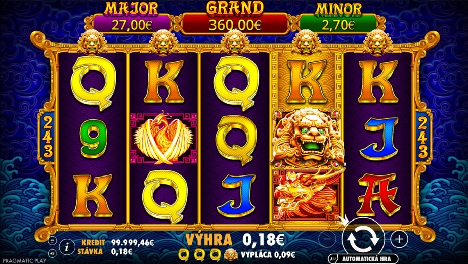 Téma a symboly 5 Lions Gold™