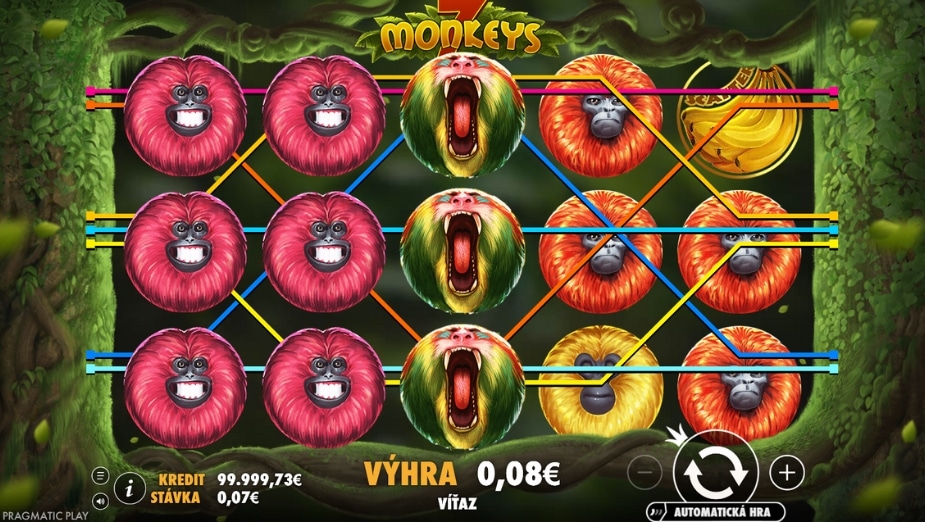 Téma a symboly 7 monkeys™