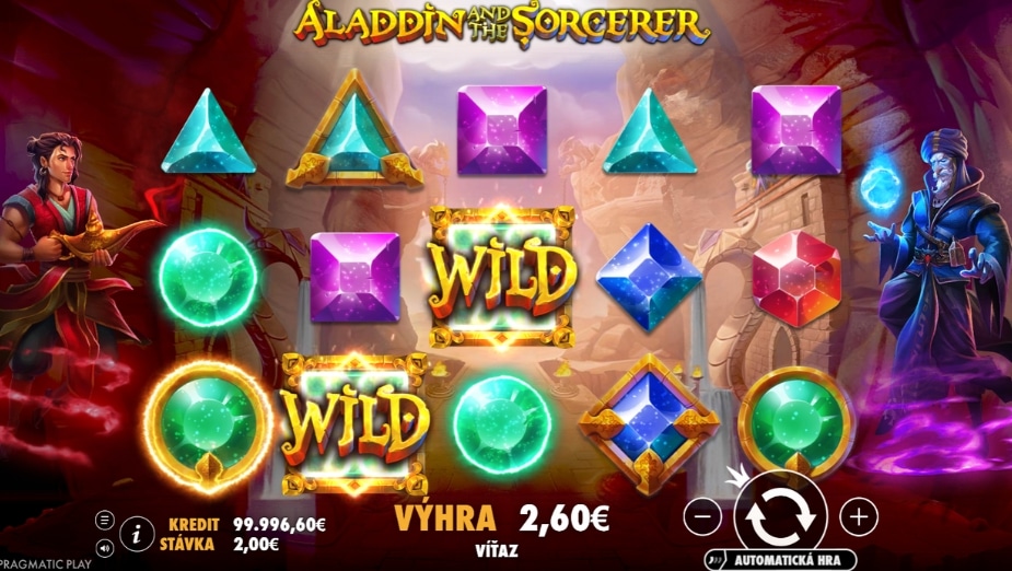 Téma a symboly Aladdin and the Sorcerer™