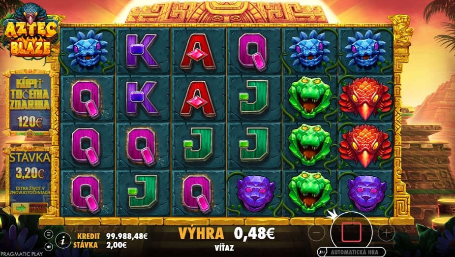 Téma a symboly Aztec Blaze