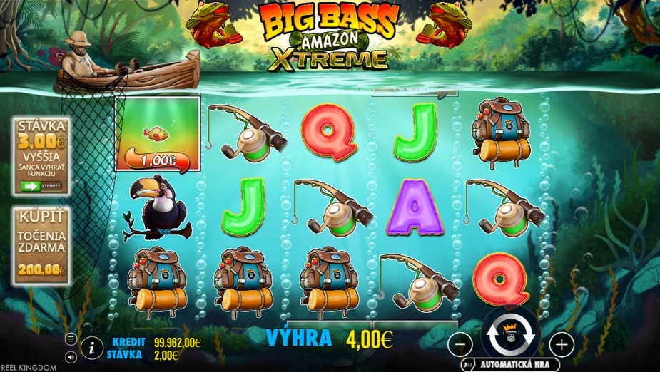 Téma a symboly Big Bass Amazon Xtreme™