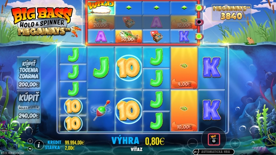 Téma a symboly Big Bass Hold & Spinner Megaways™