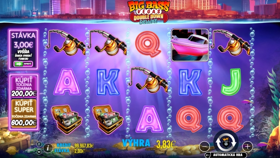 Téma a symboly Big Bass Vegas Double Down Deluxe