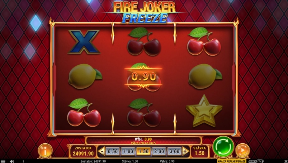 Téma a symboly Fire Joker Freeze