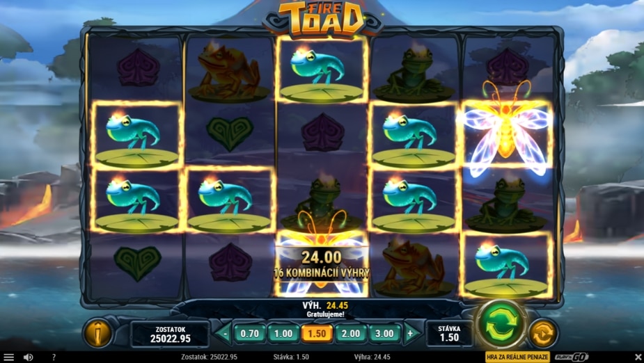 Téma a symboly Fire Toad