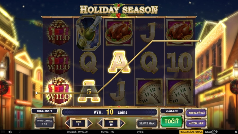 Téma a symboly Holiday Season