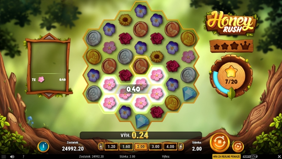 Téma a symboly Honey Rush