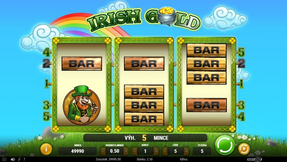 Téma a symboly Irish gold