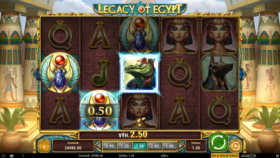 Téma a symboly Legacy of Egypt