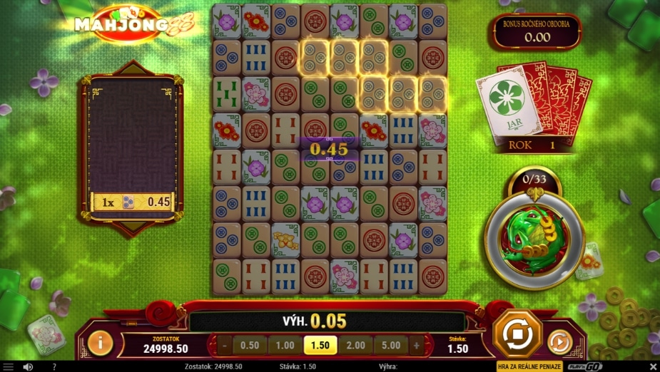 Téma a symboly Mahjong 88