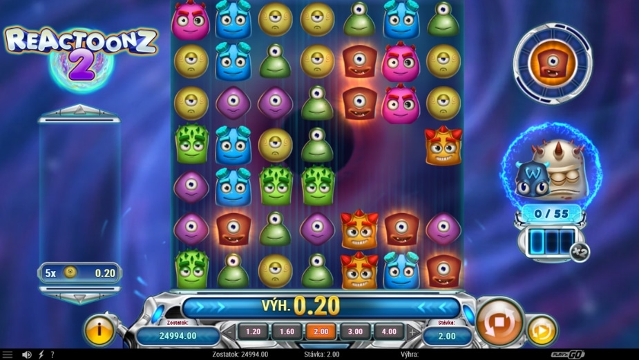Téma a symboly Reactoonz 2