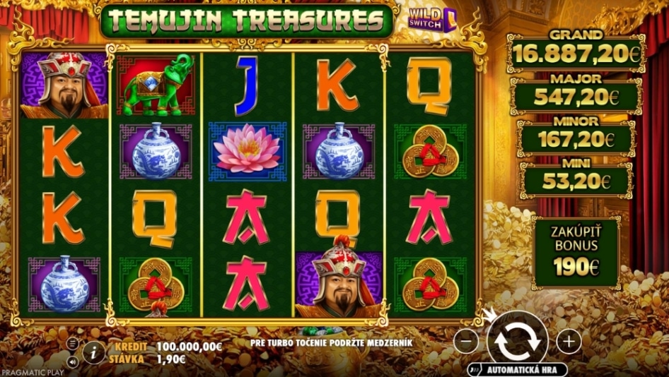 Temujin Treasures od Pragmatic Play