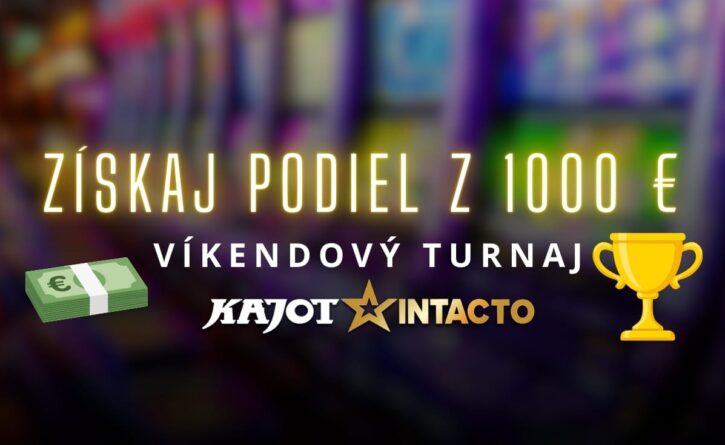 Víkendový turnaj o 1000 € v KajotIntacto kasíne