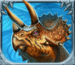 Symbol Dinosaurus na modrom poli automatu Raging Rex od Play’n GO