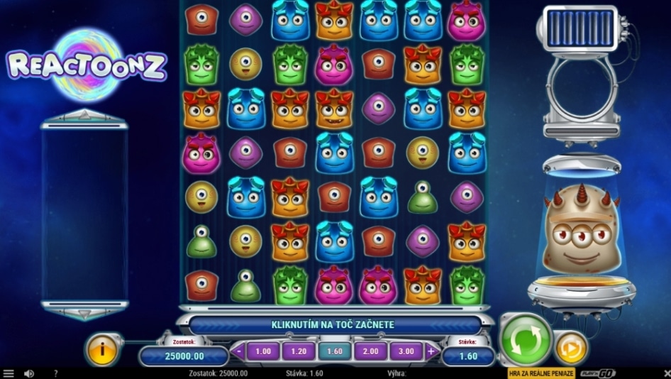 Reactoonz od Play’n GO
