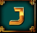 Symbol Písmeno J automatu 8 Golden Dragon Challenge™ od Pragmatic Play