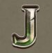 Symbol Písmeno J automatu Game of Gladiators od Play’n GO