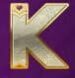 Symbol Písmeno K automatu Gold King od Play’n GO