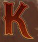 Symbol Písmeno K automatu Golden Colts od Play’n GO