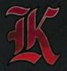 Symbol Písmeno K automatu House of Doom od Play’n GO