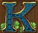 Symbol Písmeno K automatu Leprechaun goes Egypt od Play’n GO