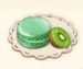 Symbol Makrónka kiwi automatu Baker’s Treat od Play’n GO