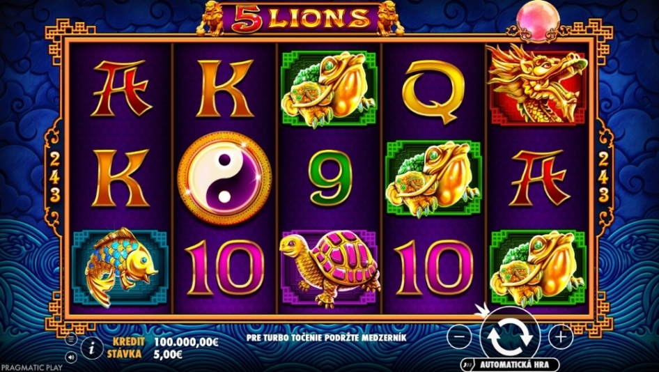 5 Lions™ od Pragmatic Play