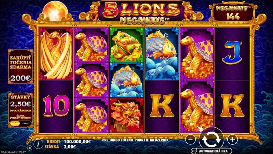 5 Lions Megaways™ od Pragmatic Play