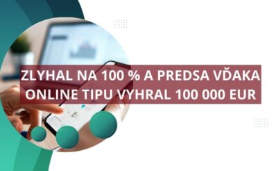 Online hráč si vybojoval cez víkend výhru 100 000 eur
