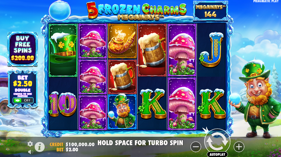 5 Frozen Charms Megaways™ od Pragmatic Play