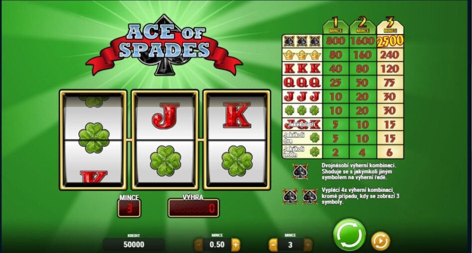 Ace of Spades od Play’n GO