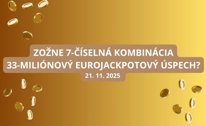Piatok v Eurojackpote láka: v ponuke je 33 miliónov eur