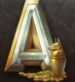 Symbol Písmeno A automatu Divine Showdown od Play’n GO