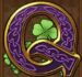 Symbol Písmeno Q automatu Leprechaun goes Egypt od Play’n GO