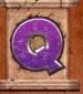 Symbol Písmeno Q automatu Pearls of India od Play’n GO
