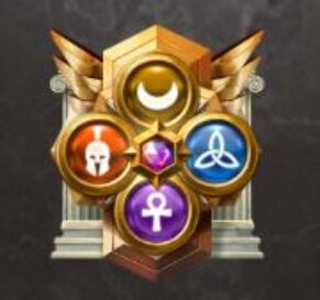 Symbol Scatter symboly automatu Divine Showdown od Play’n GO