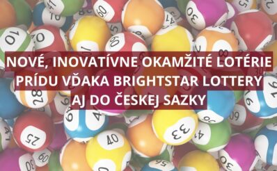 Spolupráca Brightstar Lottery a českej Sazky je na spadnutie