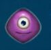 Symbol Fialová príšera automatu Reactoonz od Play’n GO