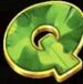 Symbol Písmeno Q automatu The Great Chicken Escape od Pragmatic Play