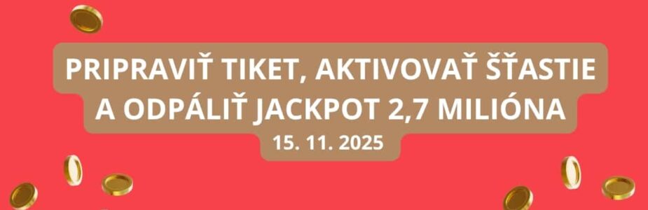 Uzávierka žrebovania Euromiliónov sa nezadržateľne blíži