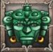 Symbol Zelená aztécka maska automatu Aztec Idols od Play’n GO