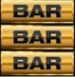 Symbol Zlatý BAR automatu Irish Gold od Play’n GO