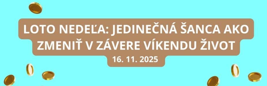 Žrebovanie Lota sa blíži nezadržateľným tempom