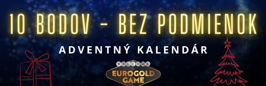 10 bodov v Eurogold kasíne