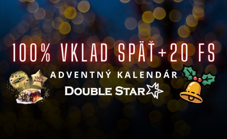100% vklad + 20 FS v DoubleStar kasíne