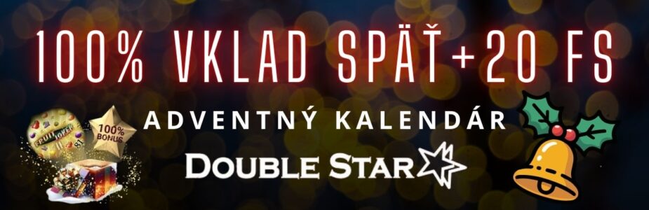 100% vklad + 20 FS v DoubleStar kasíne