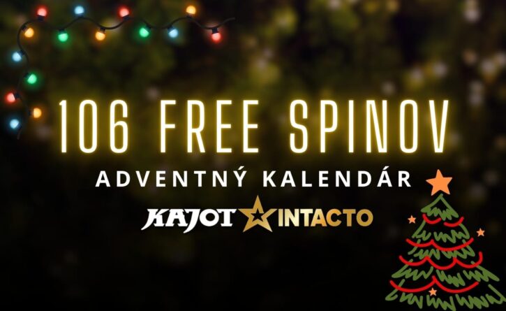 106 free spinov v KajotIntacto kasíne