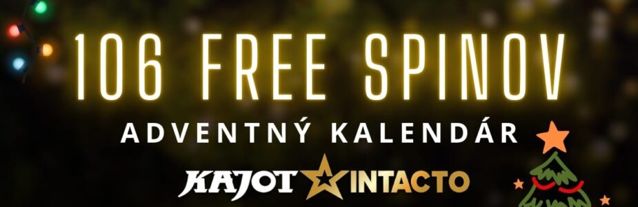 106 free spinov v KajotIntacto kasíne